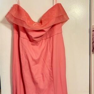 Elegant Pink Off-Shoulder Dress